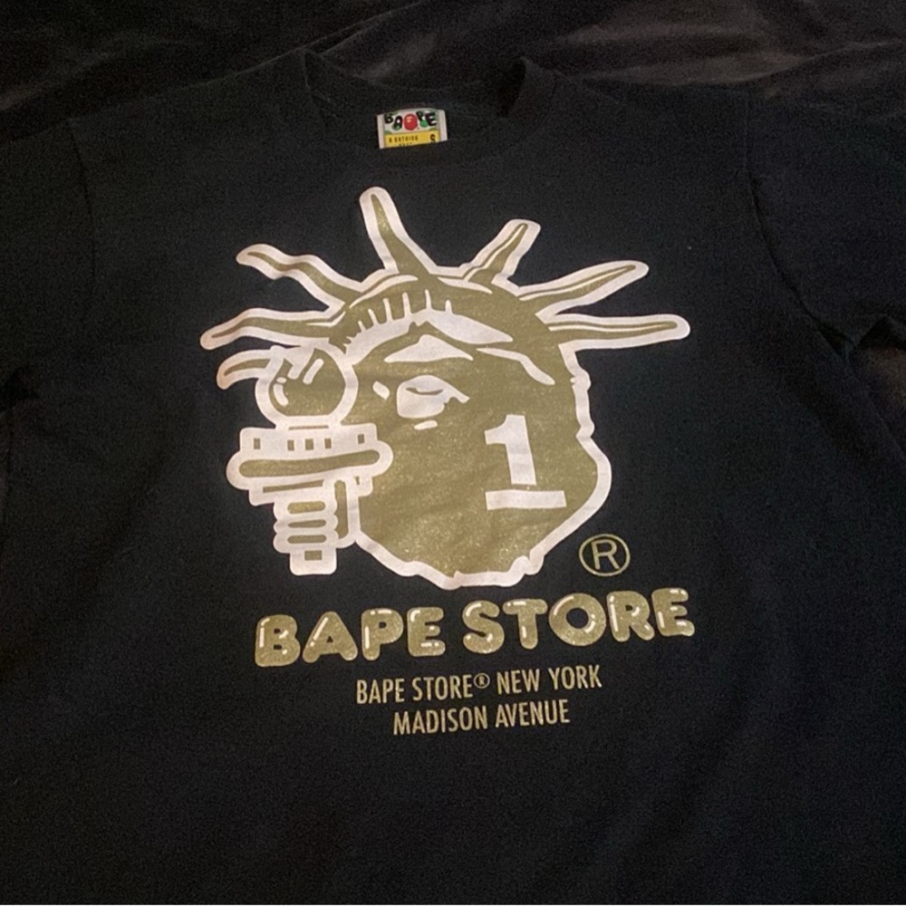 Bape t shirt exclusive Madison Avenue Glitter